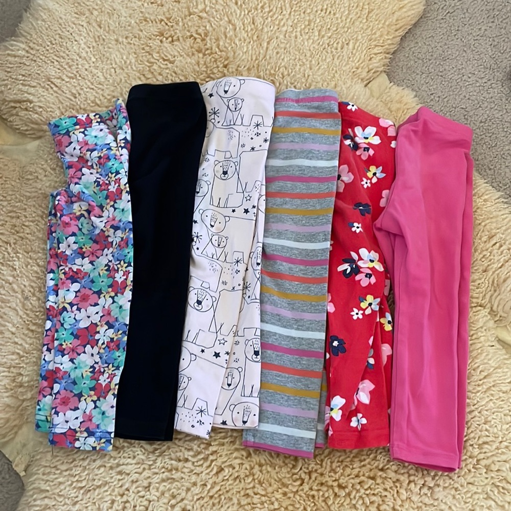6 Pairs of Toddler Leggings